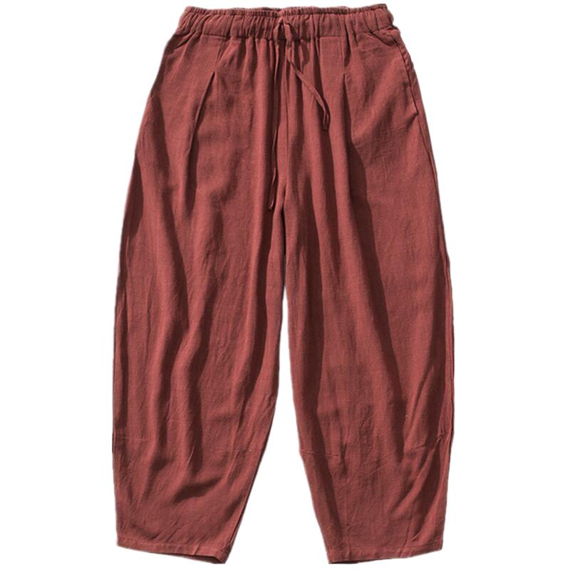 Summer Clothing Men Linen - Kích Thước Lớn 6XL 7XL Nam