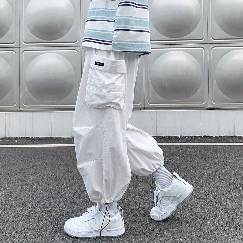 Summer Clothing Vibes - Men Bloomers Loose Cargo Pants Japanese