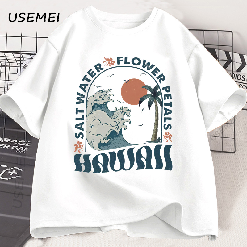 Summer Clothing Vibes - Hawaii Beach T-Shirt Ocean Beach T