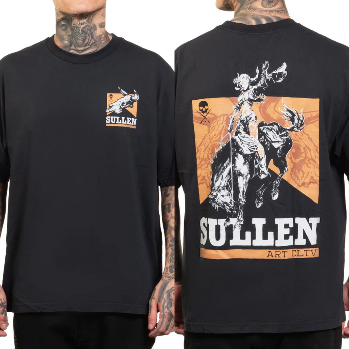 Vintage Summer Clothing Brand - Fit Sullen Clothing Graphic Cotton T-shirt