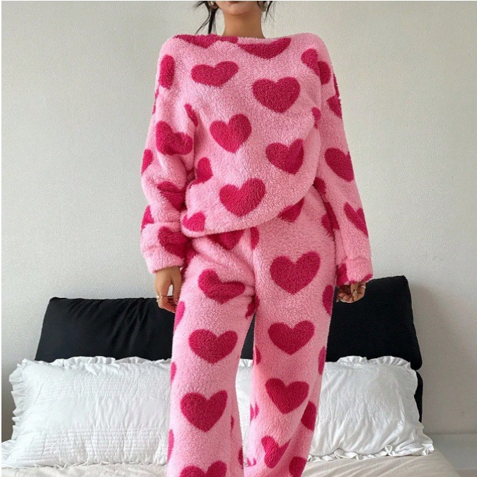 Hot Pink Pajamas Suit Print Sl - đánh giá và giá Summer House Clothing