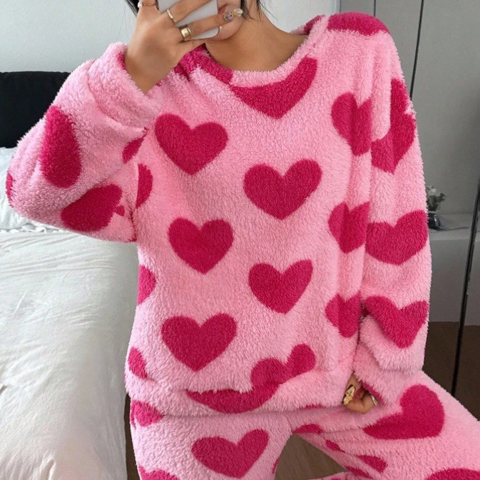 Hot Pink Pajamas Suit Print Sl - đánh giá và giá Summer House Clothing