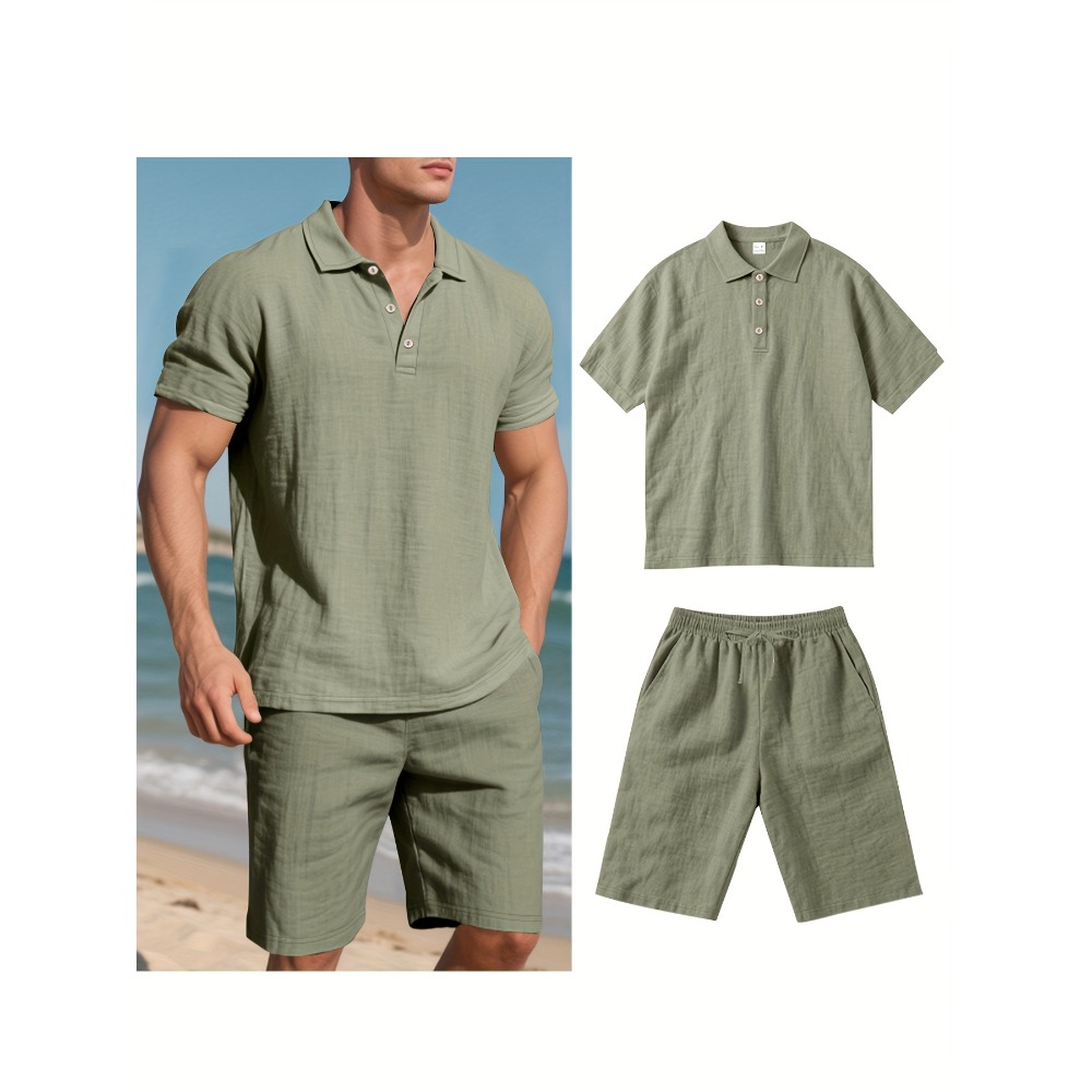 Summer Men Suit Fashion Linen  - đánh giá và giá Summer Clothing Men Linen