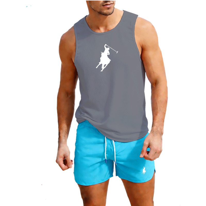 European Men Summer Vest and S - đánh giá và giá Summer Clothing Mens