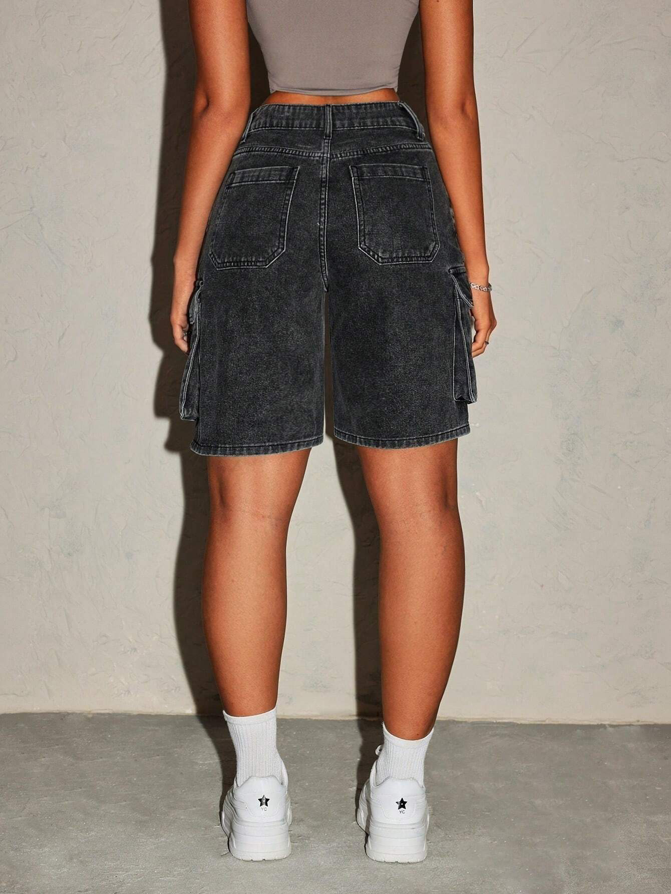 Women's Retro Denim Shorts Fiv - đánh giá và giá Summer Clothing Vintage