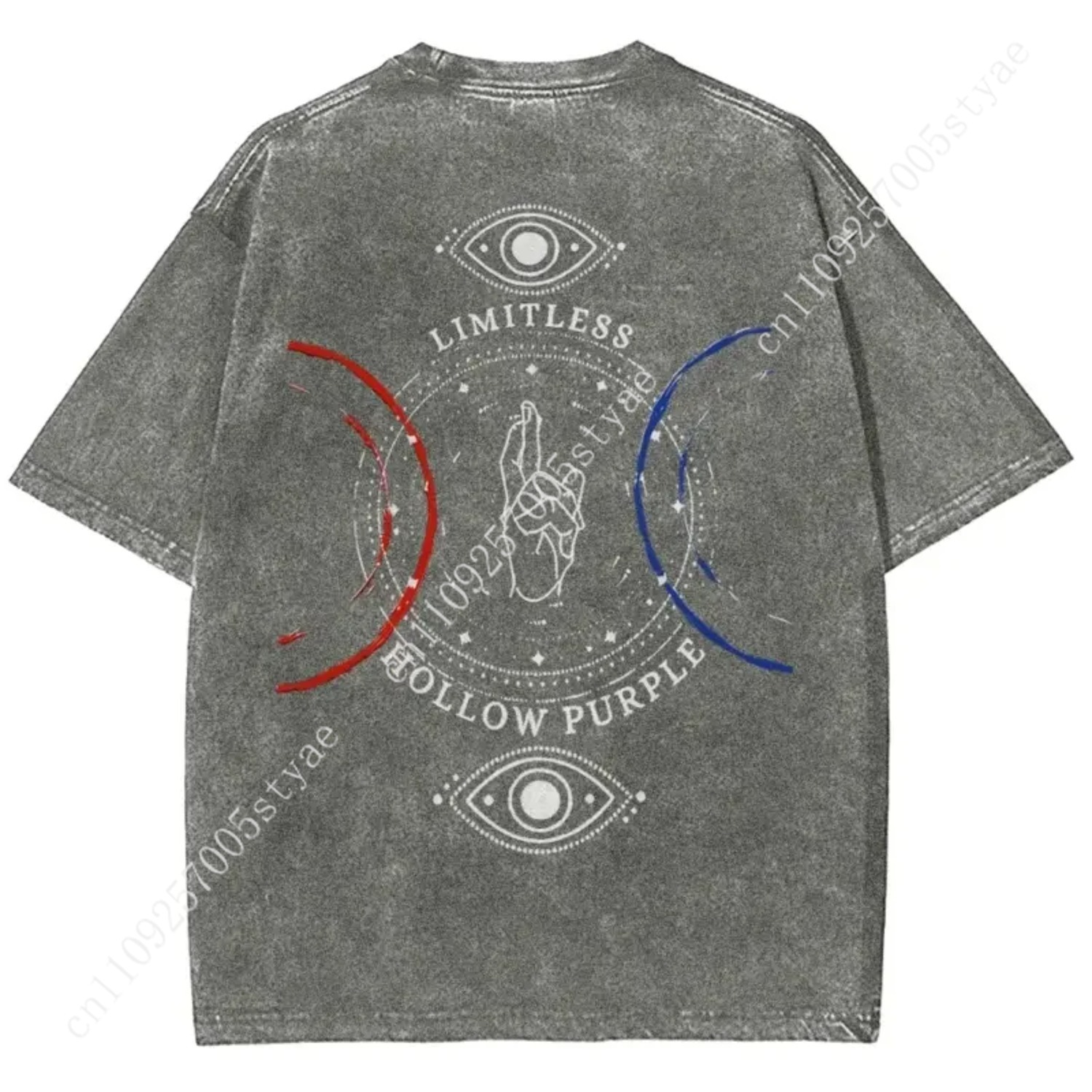 Anime  Gojo Satoru Print T-shi - đánh giá và giá Summer Clothing Vintage
