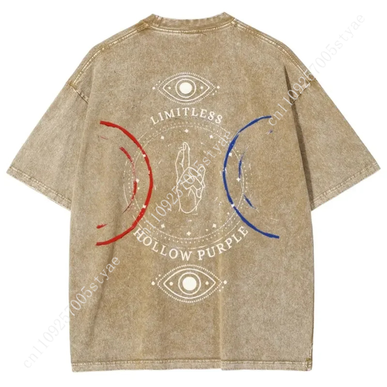 Anime  Gojo Satoru Print T-shi - đánh giá và giá Summer Clothing Vintage