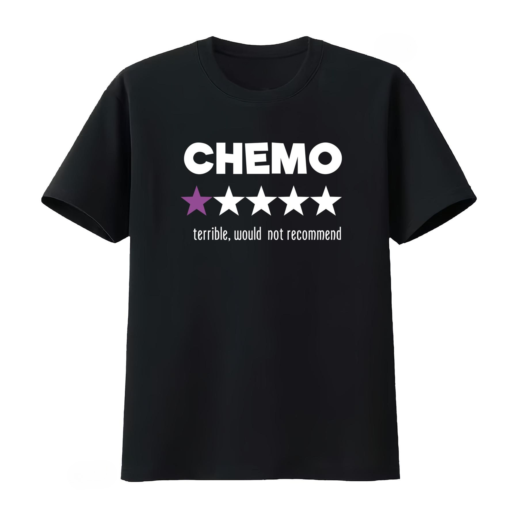 Funny Chemo T-Shirt with Star  - đánh giá và giá Summer Clothing Recommendations