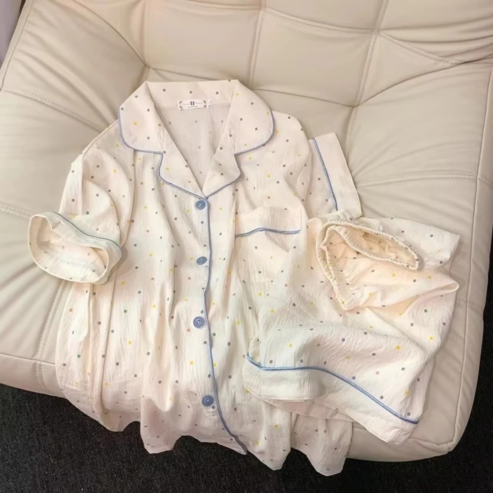 Print Polka Dot Women Pajamas  - đánh giá và giá Summer House Clothing