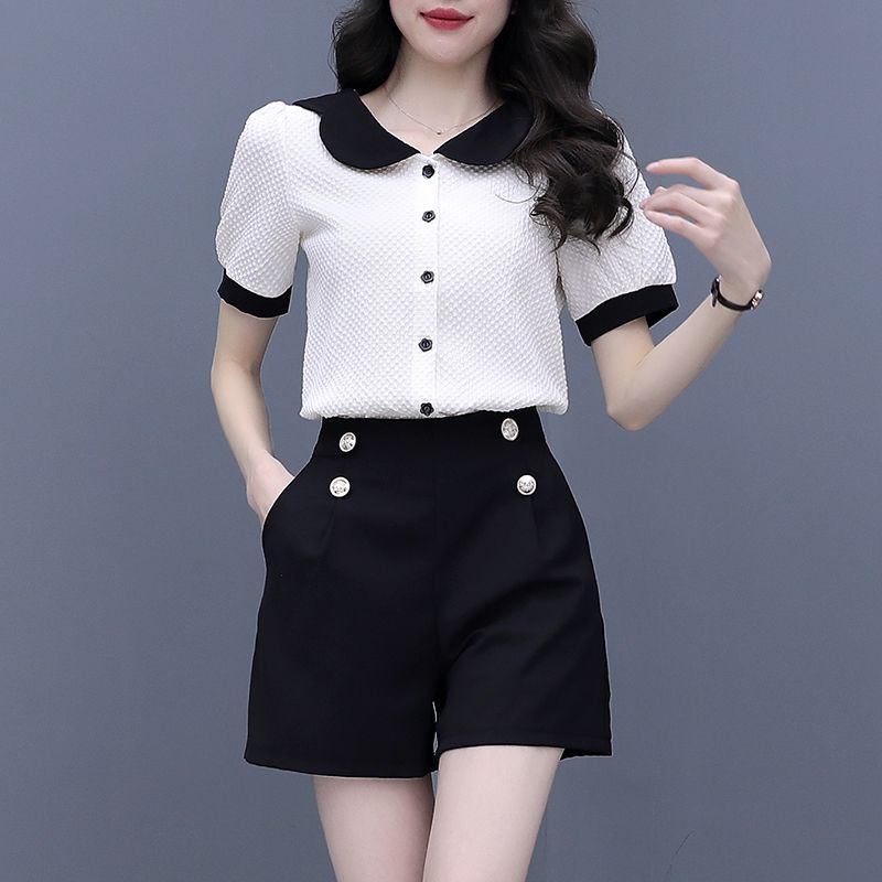 Contrast Color Button Short Se - đánh giá và giá Summer Clothing Trends 2025 Women'S