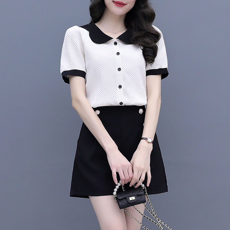 Contrast Color Button Short Se - đánh giá và giá Summer Clothing Trends 2025 Women'S