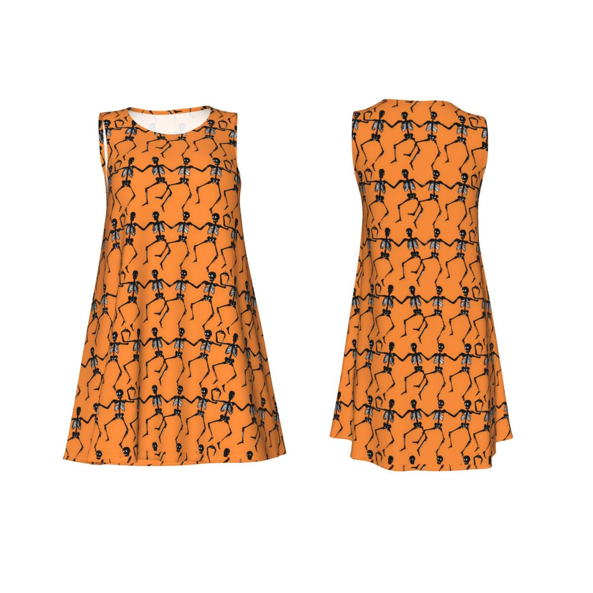 Dancing Skeleton Casual Dress  - đánh giá và giá Summer Clothing Ideas For Women