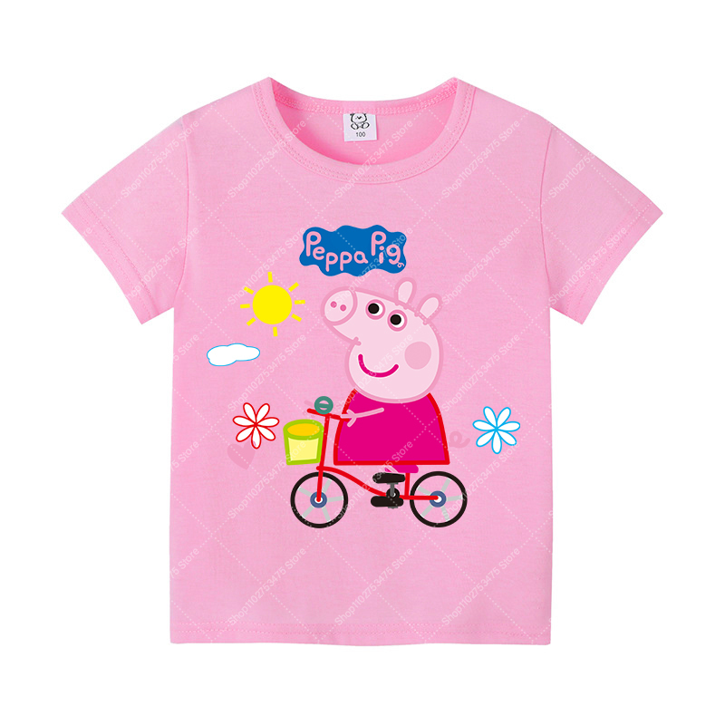 Kids Girl Cute Cotton T-shirt  - đánh giá và giá Summer Clothing For Girls