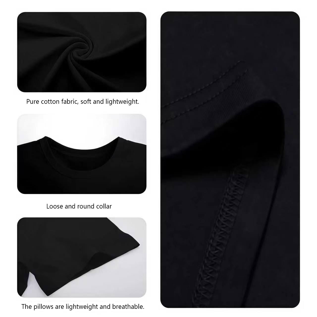 1pc Retro 80s Vibe Print Black - đánh giá và giá Summer Clothing Vibes