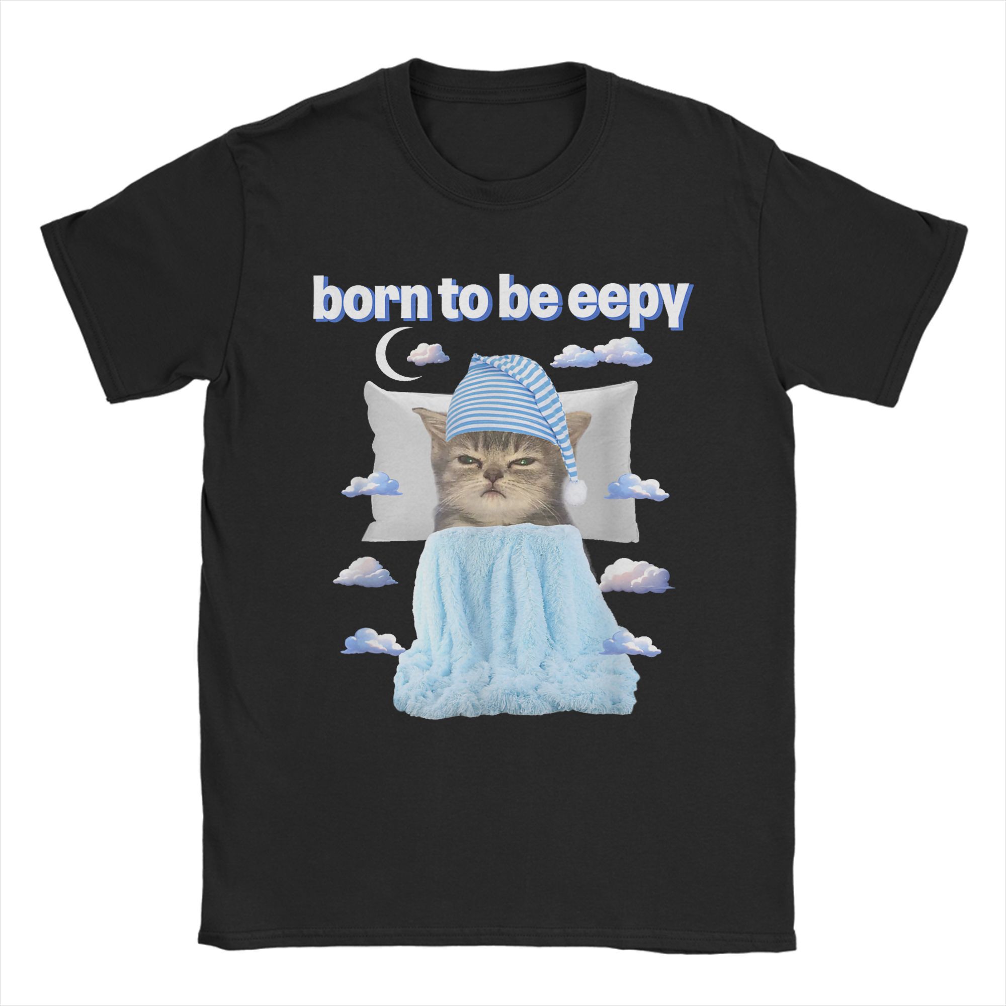 Women T-Shirt Eepy Cat Sleepy  - đánh giá và giá Summer Clothing Ideas For Women