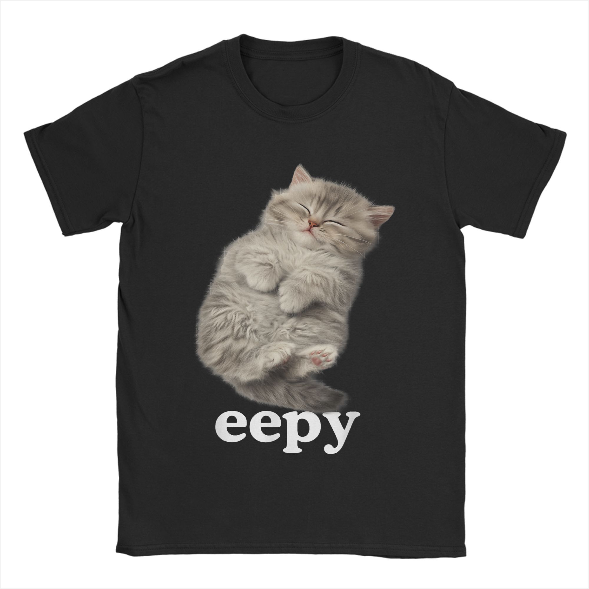 Women T-Shirt Eepy Cat Sleepy  - đánh giá và giá Summer Clothing Ideas For Women