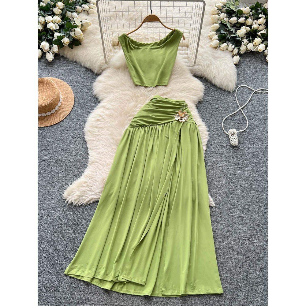 Chic vintage sleeveless split  - đánh giá và giá Summer Clothing Vintage