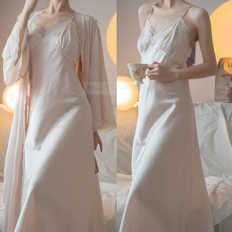 Nữ Mới Dài Áo Dây Váy Ngủ Bộ R - đánh giá và giá Summer House Clothing
