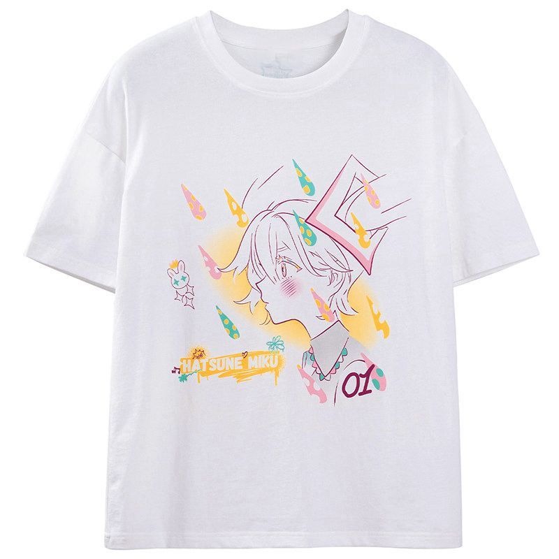 New Hatsune Miku T-shirt short - đánh giá và giá Japan Summer Festival Clothing