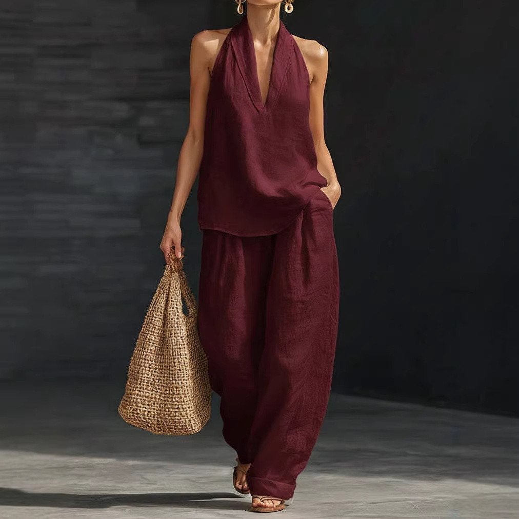 Summer Retro Solid Cotton Line - đánh giá và giá Summer Clothing Men Linen