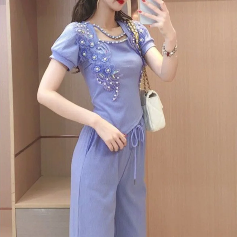 Wide Leg Ladies Trouser Purple - đánh giá và giá Summer Clothing Trends 2025 Women'S