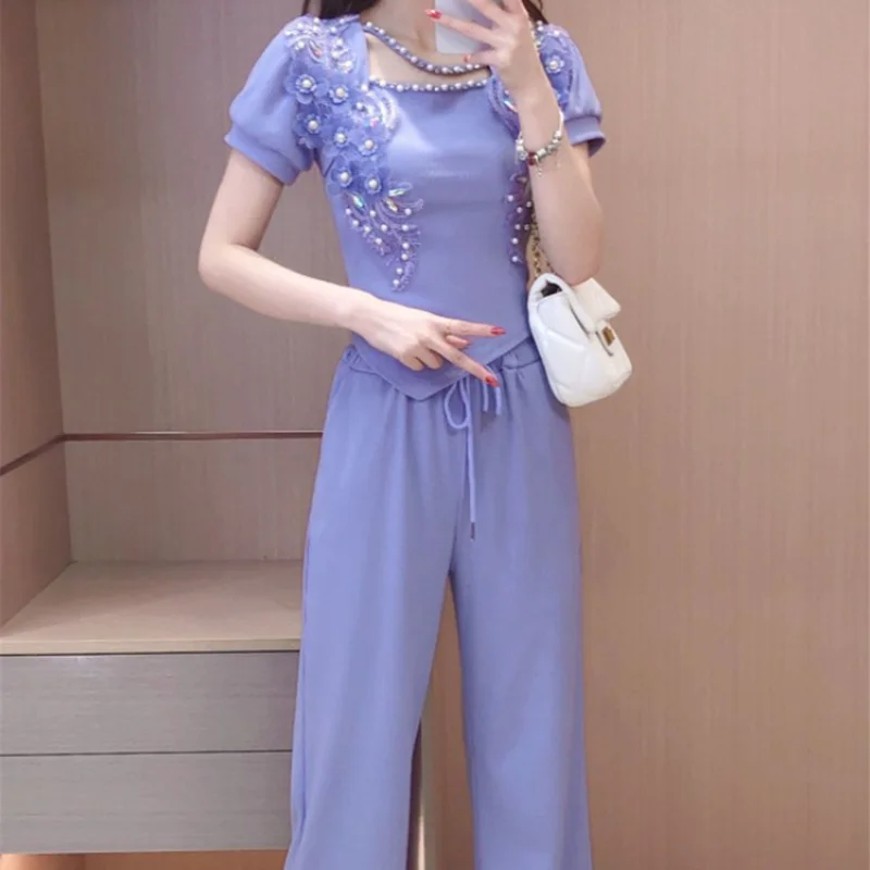 Wide Leg Ladies Trouser Purple - đánh giá và giá Summer Clothing Trends 2025 Women'S