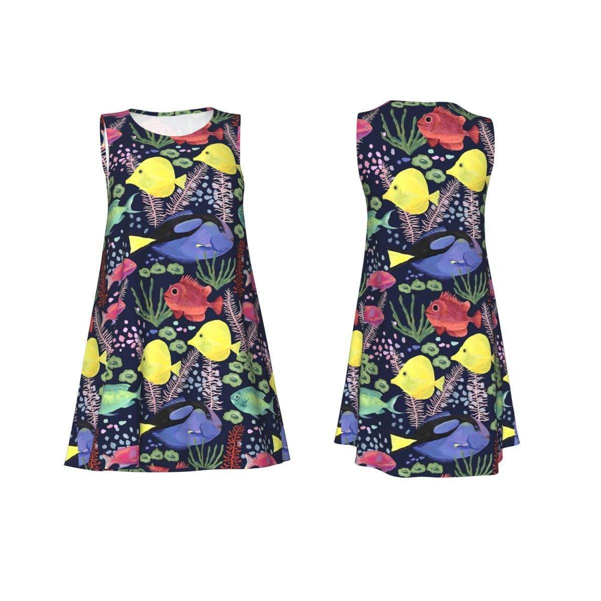 Sea Fish Tank Dress Colorful O - đánh giá và giá Summer Clothing Ideas For Women