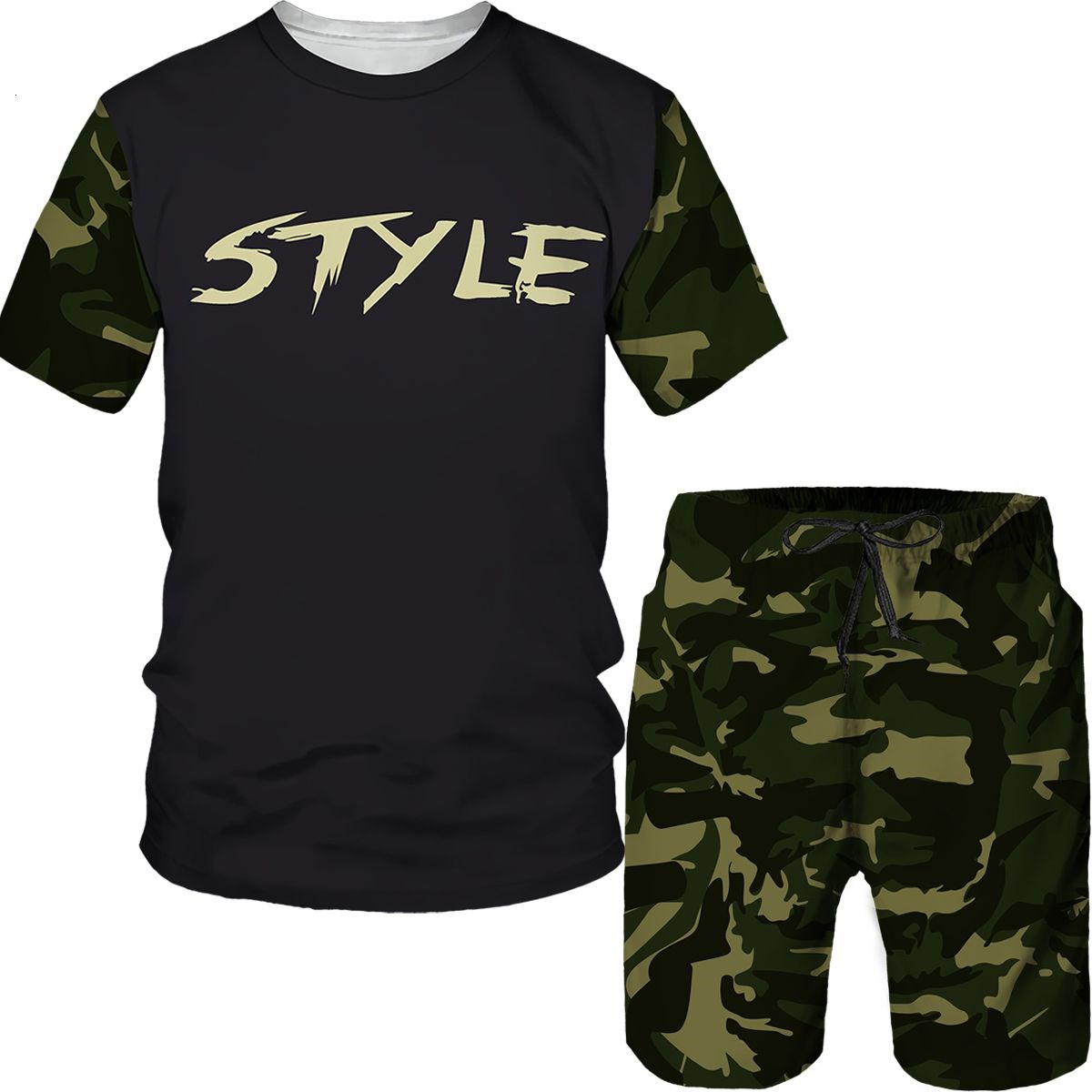 Camouflage Men's Suits Camo 3D - đánh giá và giá Summer Clothing Outfits