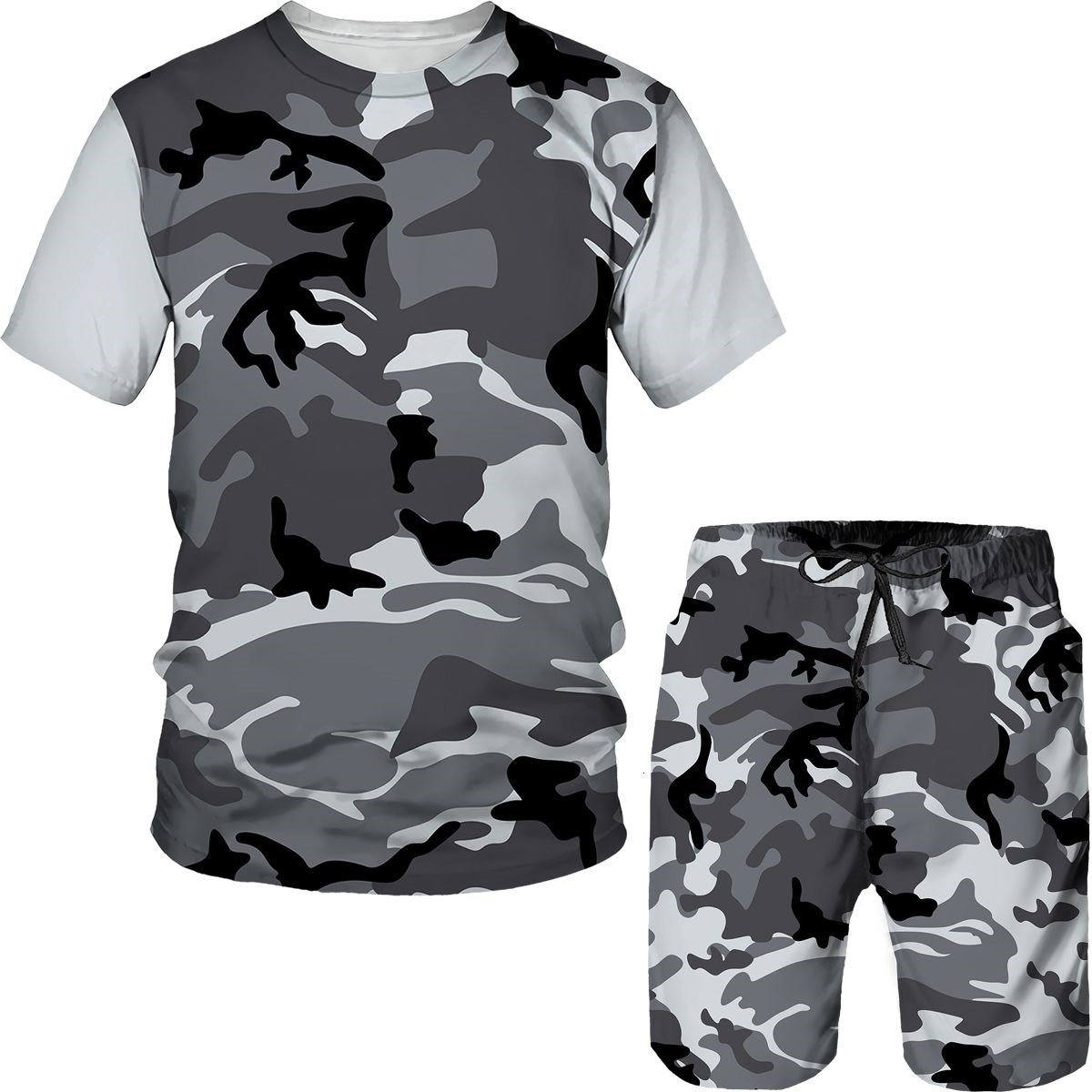 Camouflage Men's Suits Camo 3D - đánh giá và giá Summer Clothing Outfits