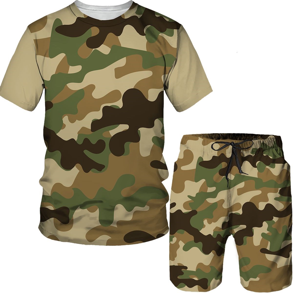 Camouflage Men's Suits Camo 3D - đánh giá và giá Summer Clothing Outfits