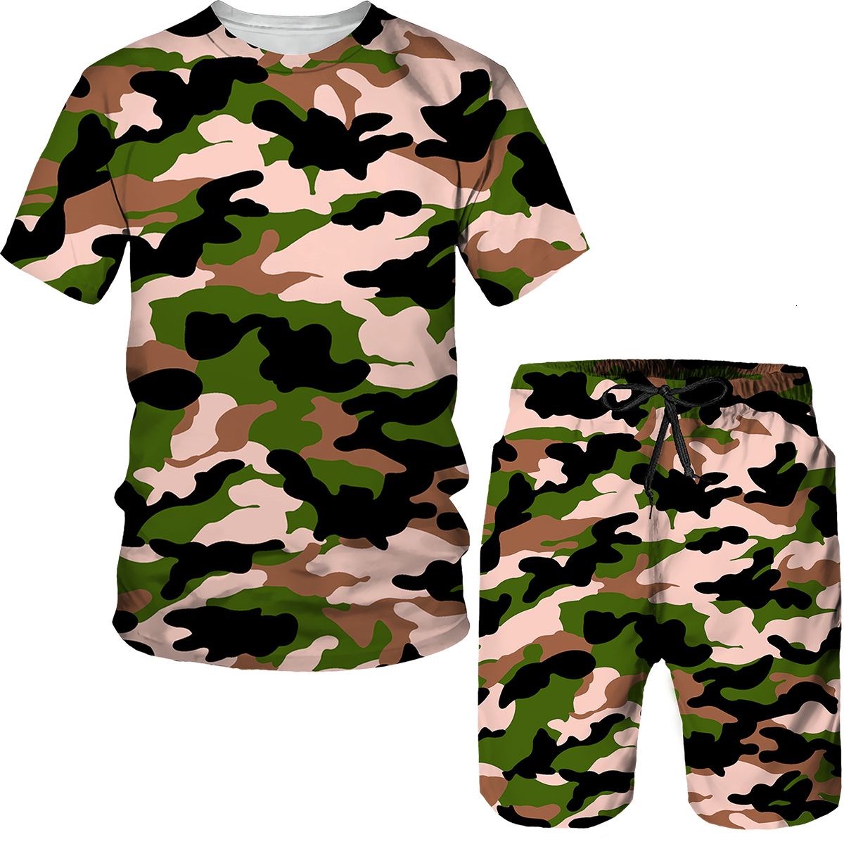 Camouflage Men's Suits Camo 3D - đánh giá và giá Summer Clothing Outfits