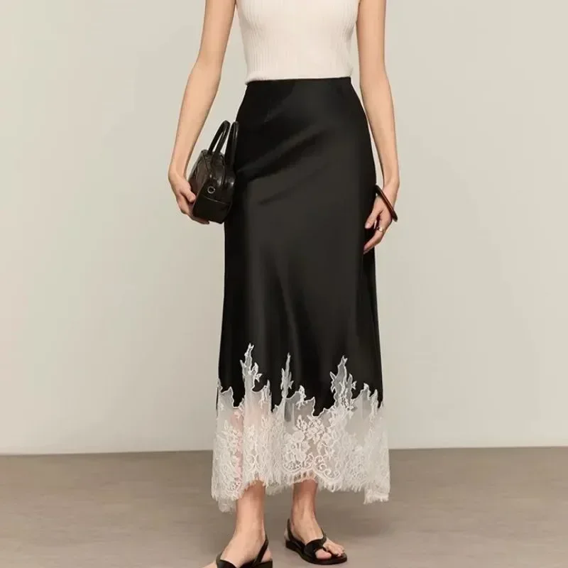 Fairy Lace-Trim Midi Skirt Hig - đánh giá và giá Summer Clothing Trends 2025 Women'S