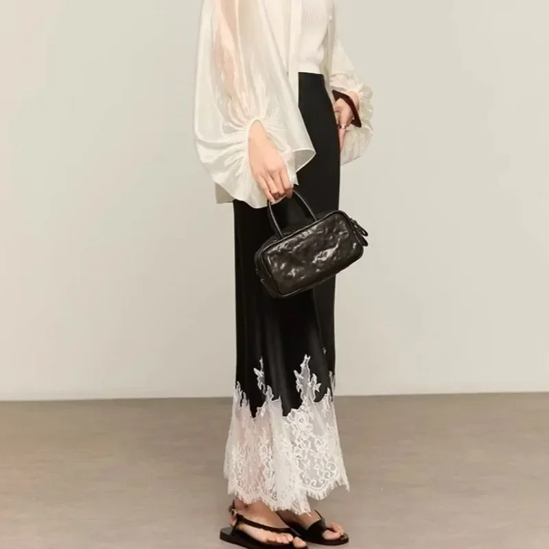 Fairy Lace-Trim Midi Skirt Hig - đánh giá và giá Summer Clothing Trends 2025 Women'S