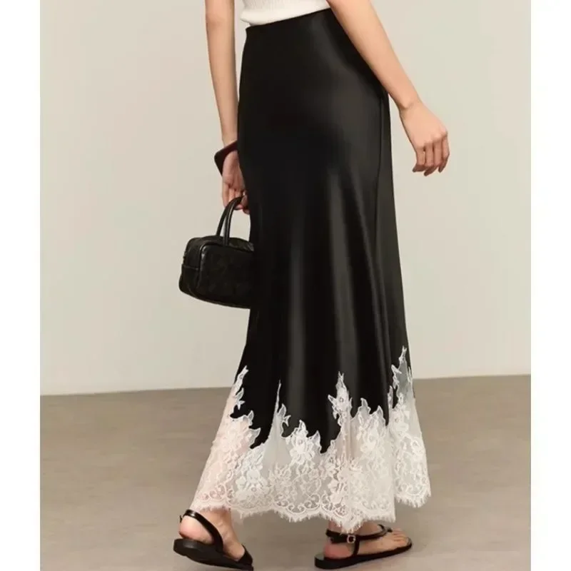 Fairy Lace-Trim Midi Skirt Hig - đánh giá và giá Summer Clothing Trends 2025 Women'S