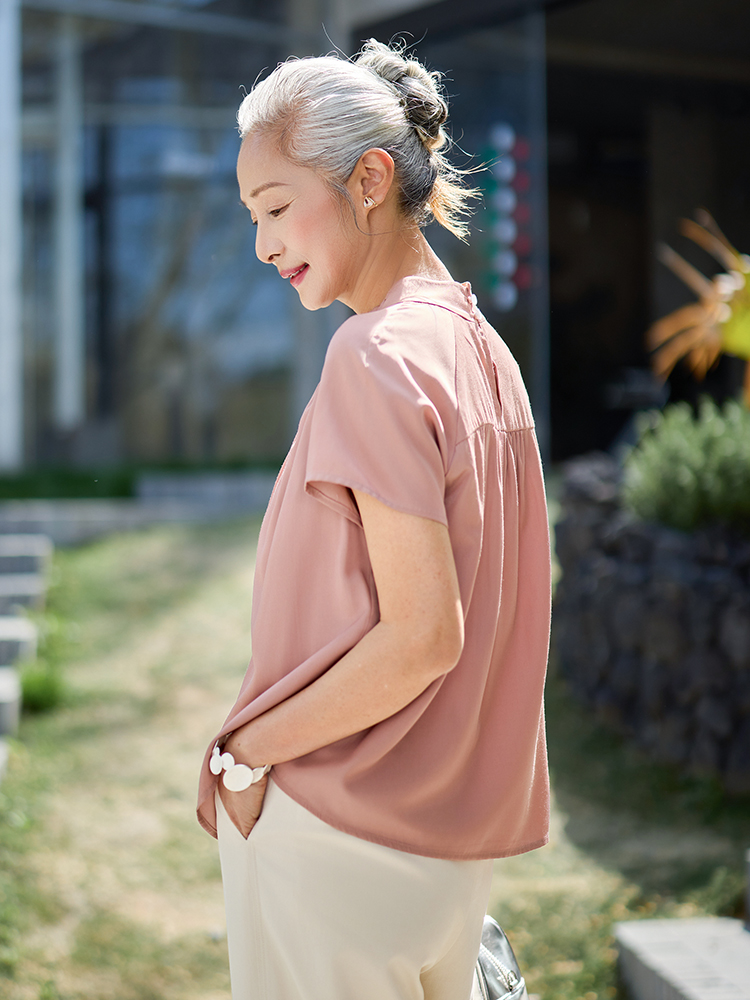Muzhi Fashionable Short Sleeve - đánh giá và giá Summer Clothing Over 50