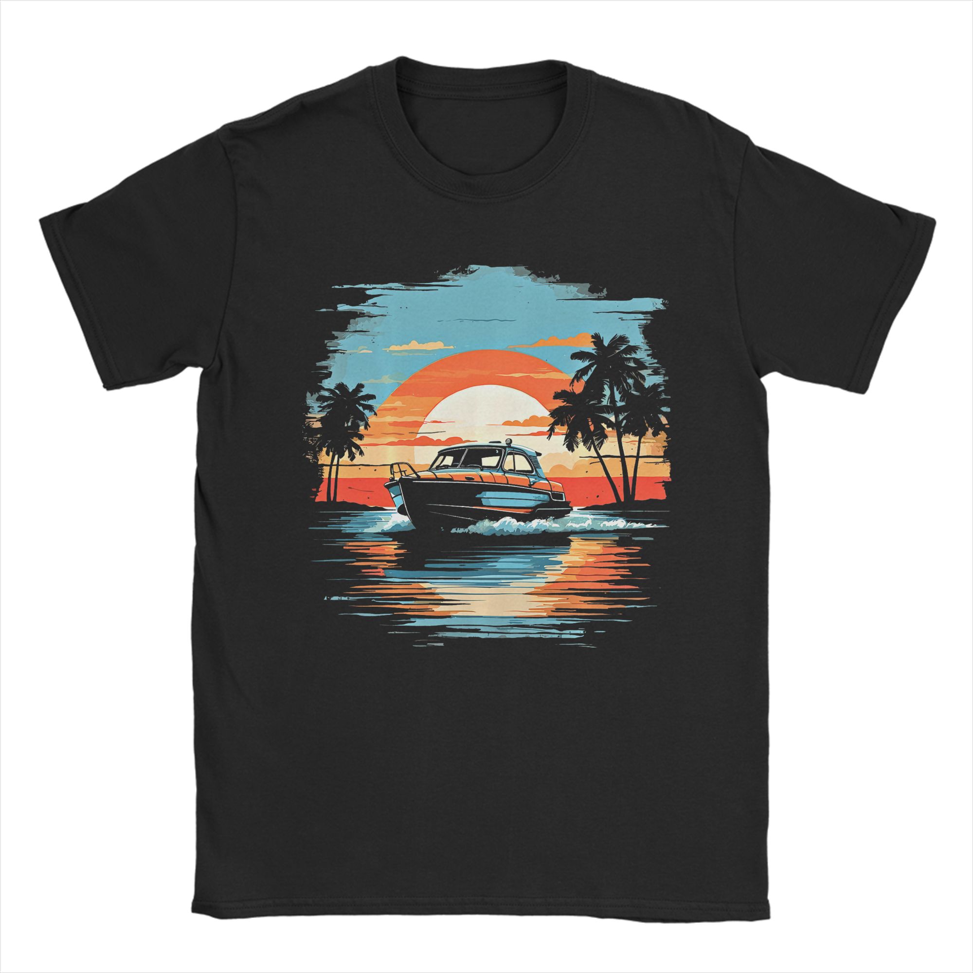 Men's T Shirt Motor Boat Yacht - đánh giá và giá Summer Clothing Ideas