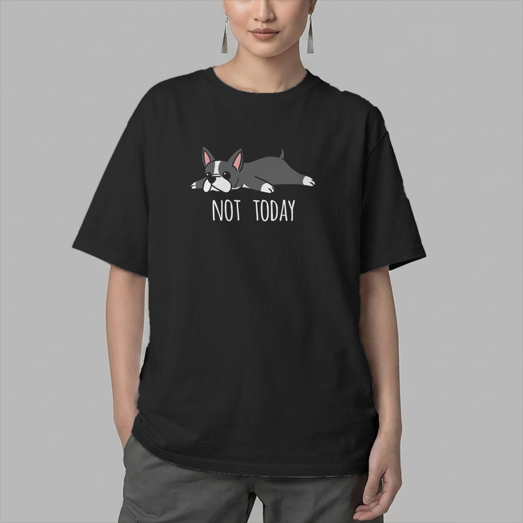 Funny Not Today Boston Terrier - đánh giá và giá Summer Clothing Ideas