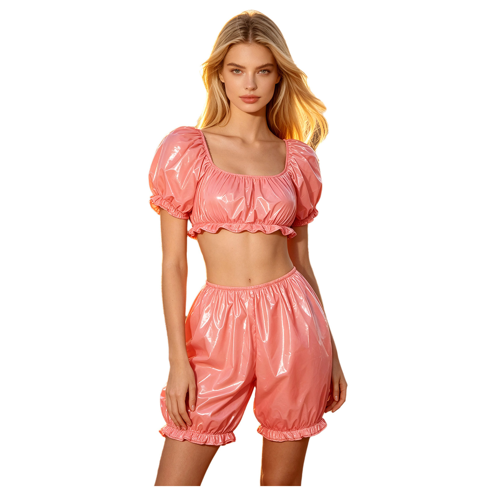 Womens Wet Look PU Leather Clu - đánh giá và giá Summer Clothing Outfits