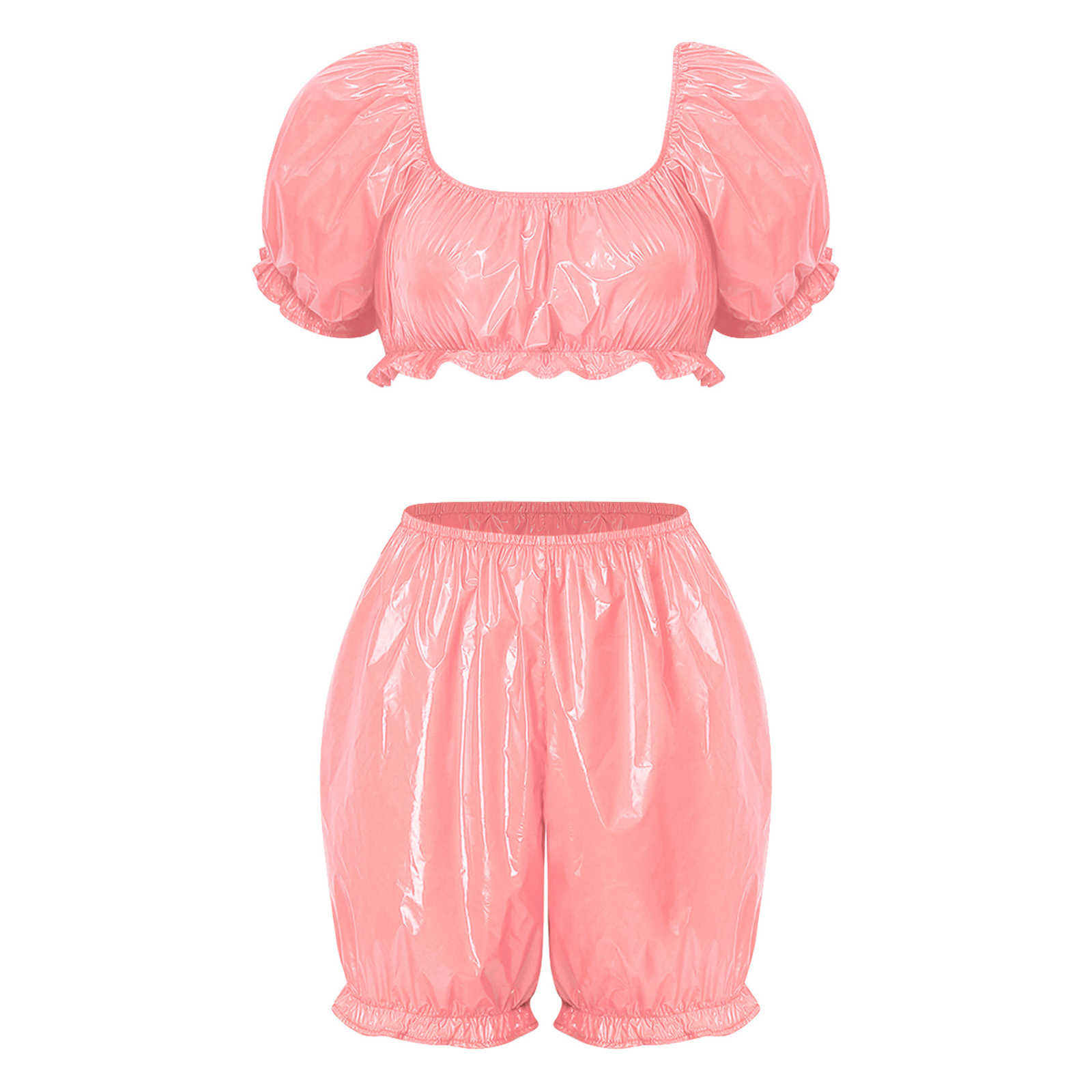 Womens Wet Look PU Leather Clu - đánh giá và giá Summer Clothing Outfits