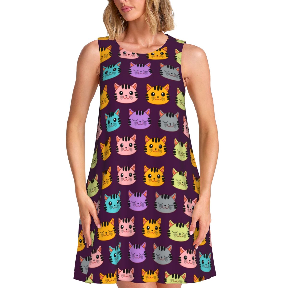 Cool Cats Tank Dress Cute Anim - đánh giá và giá Summer Clothing Ideas For Women