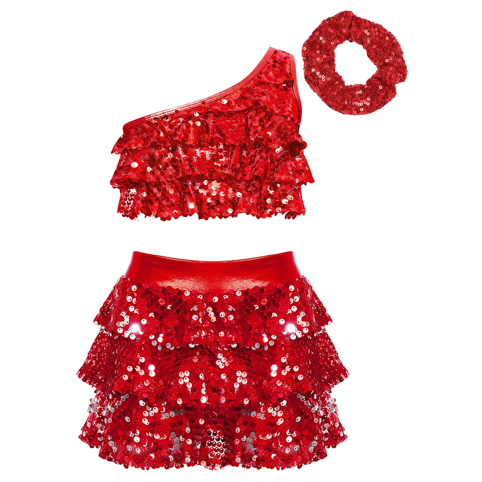 Kids Girls Shiny Sequins Latin - đánh giá và giá Summer Clothing For Girls