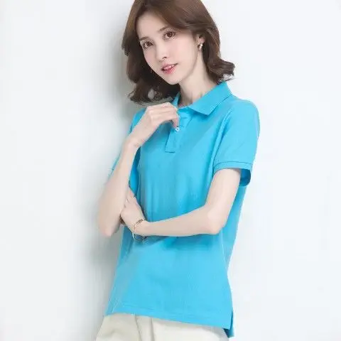 Polo Neck Shirt for Women Plai - đánh giá và giá Summer Clothing Trends 2025 Women'S